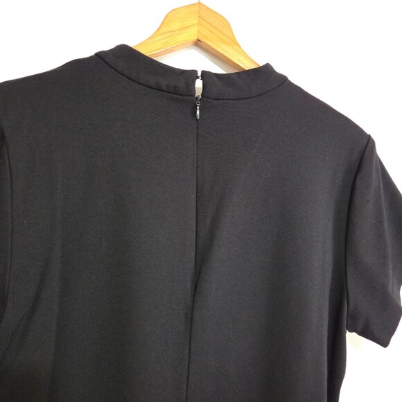 EUC SANCTUARY LITTLE BLACK DRESS V NECK WITH CHOKER SIZE LARGE - Picture 8 of 13